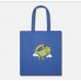 German Boxer Dog T-Rex Dinosaure Dino Royal Blue Tote Bag